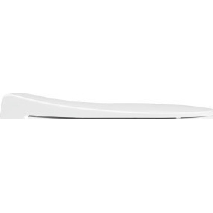 Elvit Βεργίνα D-Shape 0338 Καπάκι Λεκάνης Slim Soft Close Πλαστικό 40.5-44.5x35.6cm Λευκό