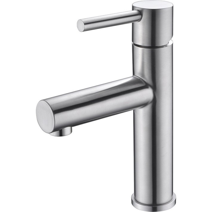 Imex Moscu BDK034-1 Αναμεικτική Μπαταρία Νιπτήρα Inox Ασημί