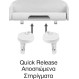 Elvit Family 0340 Παιδικό Καπάκι Λεκάνης 2 σε 1 Αποσπώμενο Soft Close 40-44x37.4cm Λευκό