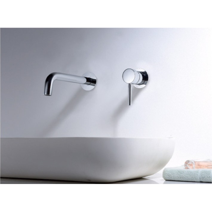 Imex Etna GLT023 Σετ Μίκτης & Στόμιο Εντοιχισμού Νιπτήρα 1 Εξόδου Χρώμιο