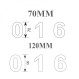 Zogometal  932 Νούμερο Κατοικίας 12εκ. Νο2 Inox SS304