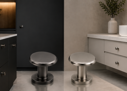 Πόμολα Graphite Smoked & Titanium Blair: Οι νέες τάσεις που αναβαθμίζουν κάθε χώρο