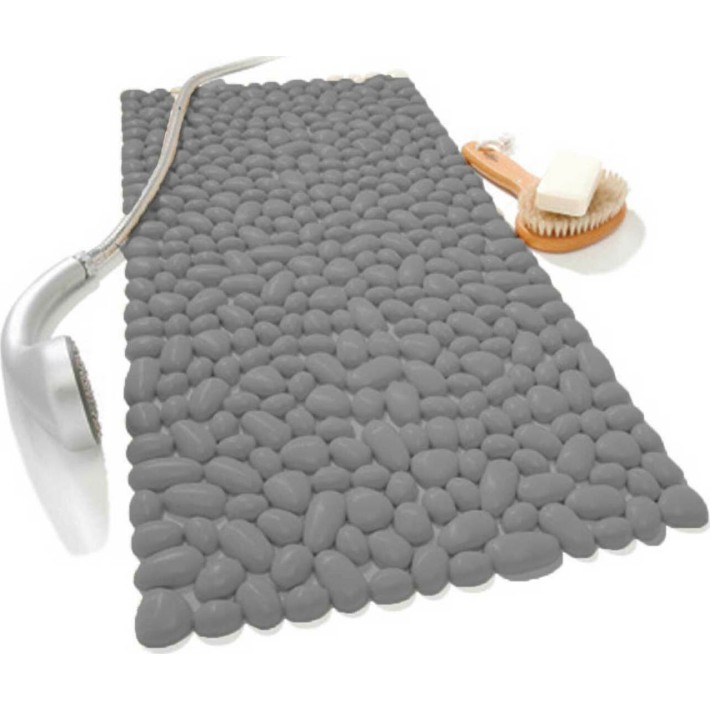 Octopus 06030.008 Αντιολισθητικό Ταπέτο 3D Stones 37,5Χ74εκ. Ανθρακί