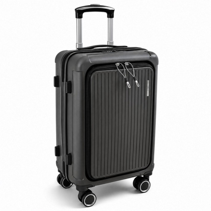 ΒΑΛΙΤΣΑ ΚΑΜΠΙΝΑΣ ANKOR PP 34x25x55εκ. ΜΕ 4 ΡΟΔΕΣ ΑΝΘΡΑΚΙ