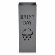 ΟΜΠΡΕΛΟΘΗΚΗ ΜΕΤΑΛΛΙΚΗ ΓΚΡΙ ΜΑΤ ΜΕ ΣΧΕΔΙΟ RAINY DAY 15,5x15,5x48,5εκ. ANKOR