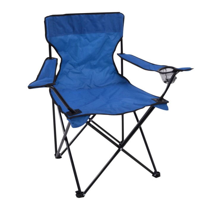 ΚΑΡΕΚΛΑ CAMPING ΠΤΥΣΣΟΜΕΝΗ ΜΠΛΕ 82x50x80εκ.ANKOR