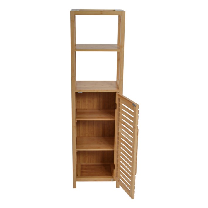 ΝΤΟΥΛΑΠΙ ΜΕ ΡΑΦΙΑ ΑΠΟ ΞΥΛΟ ΜΠΑΜΠOΥ 33x25x120εκ. ANKOR