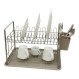 ΠΙΑΤΟΘΗΚΗ ΔΙΩΡΟΦΗ ΜΕΤΑΛΛΙΚΗ ΣΕ TAUPE ΧΡΩΜΑ 48x32x29εκ.ANKOR