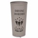 ΟΜΠΡΕΛΟΘΗΚΗ ΜΕΤΑΛΛΙΚΗ TAUPE ΜΕ ΣΧΕΔΙΟ DRYING HORDER 24x24x48εκ. ANKOR