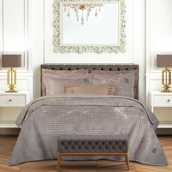 GREENWICH POLO CLUB ΚΟΥΒΕΡΤΟΡΙΟ KING CLASSIC 4432 TAUPE