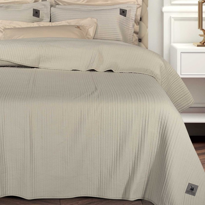 GREENWICH POLO CLUB ΚΟΥΒΕΡΛΙ KING ESSENTIAL 4455 TAUPE