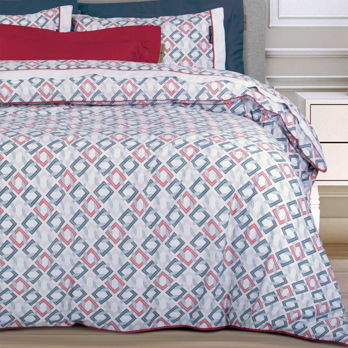 GREENWICH POLO CLUB ΣΕΤ ΣΕΝΤΟΝΙΑ ΥΠΕΡΔΙΠΛΑ ESSENTIAL 2269 BLUE, RED