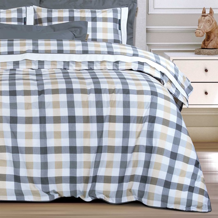 GREENWICH POLO CLUB ΣΕΤ ΣΕΝΤΟΝΙΑ KING ESSENTIAL 2265 BEIGE, GREY
