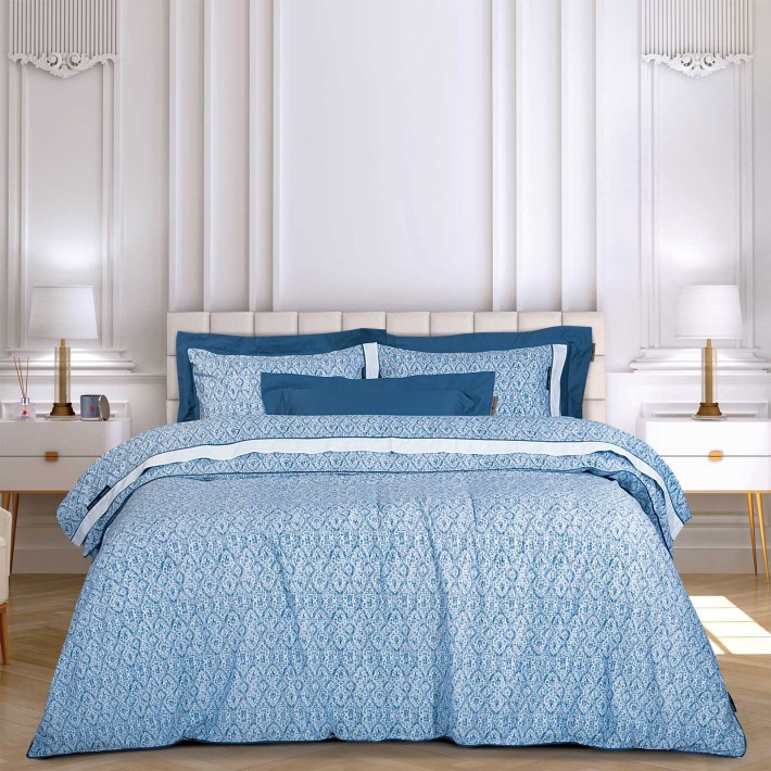 GREENWICH POLO CLUB ΣΕΤ ΣΕΝΤΟΝΙΑ KING ESSENTIAL 2268 BLUE, WHITE