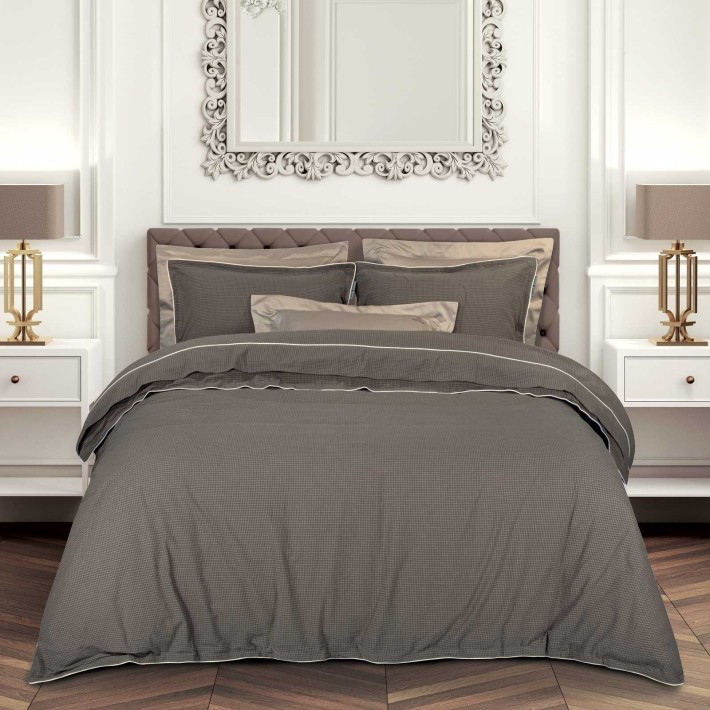 GREENWICH POLO CLUB ΣΕΤ ΣΕΝΤΟΝΙΑ KING ESSENTIAL 2375 DARK TAUPE
