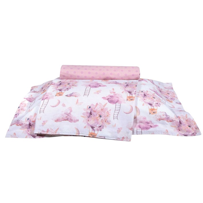 GREENWICH POLO CLUB ΣΕΤ ΣΕΝΤΟΝΙΑ ΜΟΝΑ ESSENTIAL 8864 PINK