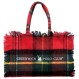 GREENWICH POLO CLUB ΡΙΧΤΑΡΙ 130X170 ΜΕ ΤΣΑΝΤΑ ΜΙΚΡΗ ESSENTIAL 2533 GREEN, RED