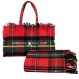 GREENWICH POLO CLUB ΡΙΧΤΑΡΙ 130X170 ΜΕ ΤΣΑΝΤΑ ΜΙΚΡΗ ESSENTIAL 2533 GREEN, RED