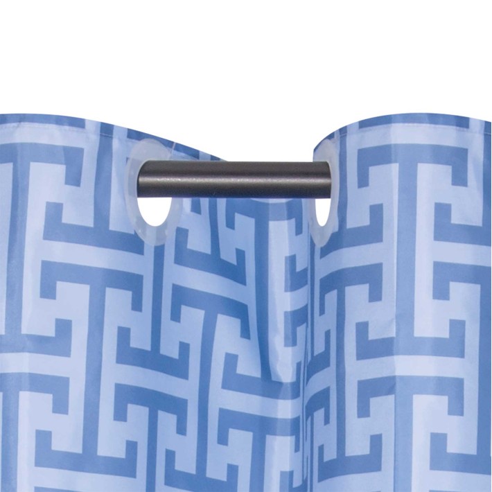 GREENWICH POLO CLUB ΚΟΥΡΤΙΝΑ ΜΠΑΝΙΟΥ 200Χ180 ESSENTIAL 3119 DUSTY BLUE