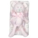 GREENWICH POLO CLUB ΚΟΥΒΕΡΤΑ ΠΙΚΕ 75X100 ΒΑΒΥ ESSENTIAL 8855 PINK, WHITE