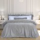 GREENWICH POLO CLUB ΚΟΥΒΕΡΤΑ VELOUR ΜΟΝΗ 3441 ΑΣΗΜΙ