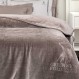 GREENWICH POLO CLUB ΚΟΥΒΕΡΤΑ VELOUR ΜΟΝΗ ESSENTIAL 3497 TAUPE