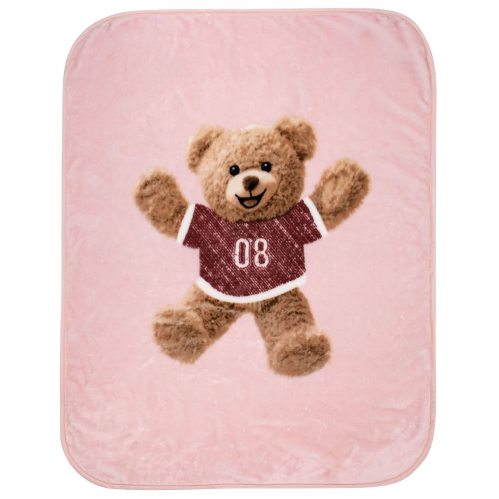 GREENWICH POLO CLUB ΚΟΥΒΕΡΤΑ VELOUR JUNIOR ESSENTIAL 8877 PINK