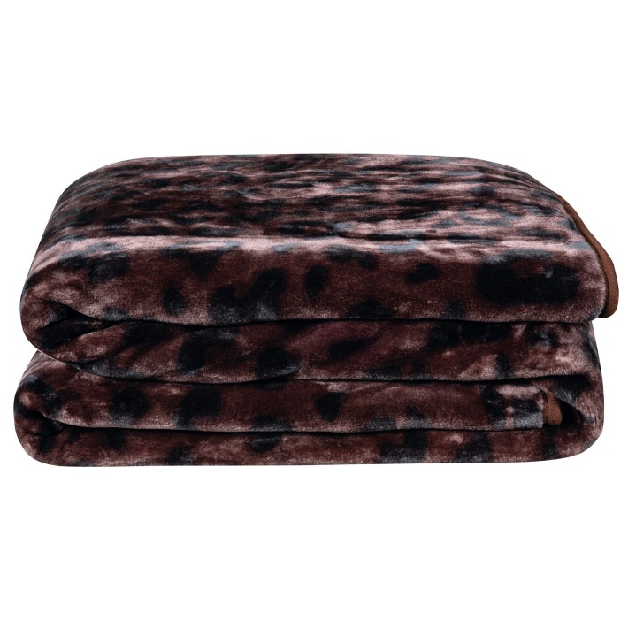 GREENWICH POLO CLUB ΚΟΥΒΕΡΤΑ VELOUR ΥΠΕΡΔΙΠΛH ESSENTIAL 2466 BROWN