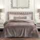 GREENWICH POLO CLUB ΚΟΥΒΕΡΤΑ VELOUR ΥΠΕΡΔΙΠΛΗ ESSENTIAL 3497 TAUPE