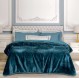 GREENWICH POLO CLUB ΚΟΥΒΕΡΤΑ VELOUR ΥΠΕΡΔΙΠΛΗ ESSENTIAL 3498 DARK AQUAMARINE