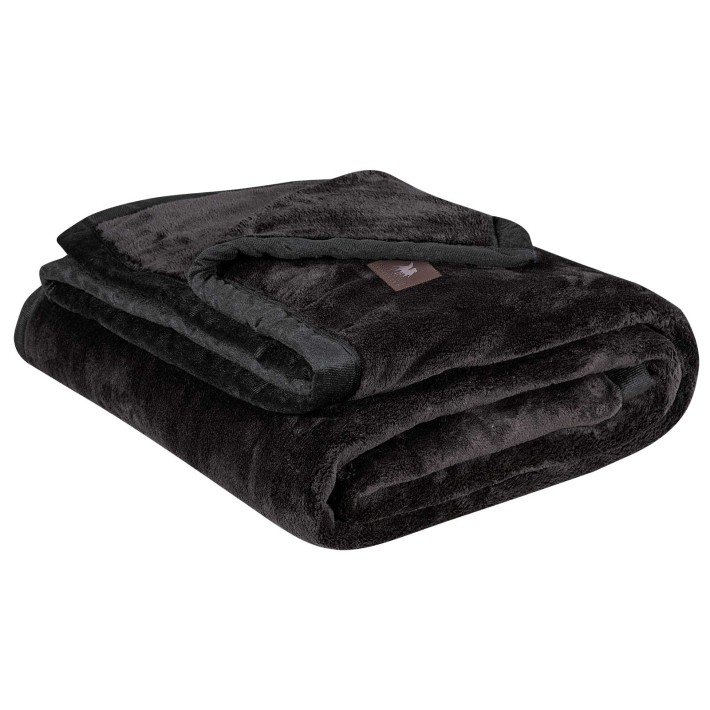 GREENWICH POLO CLUB ΚΟΥΒΕΡΤΑ VELOUR KING ESSENTIAL 3975 BLACK