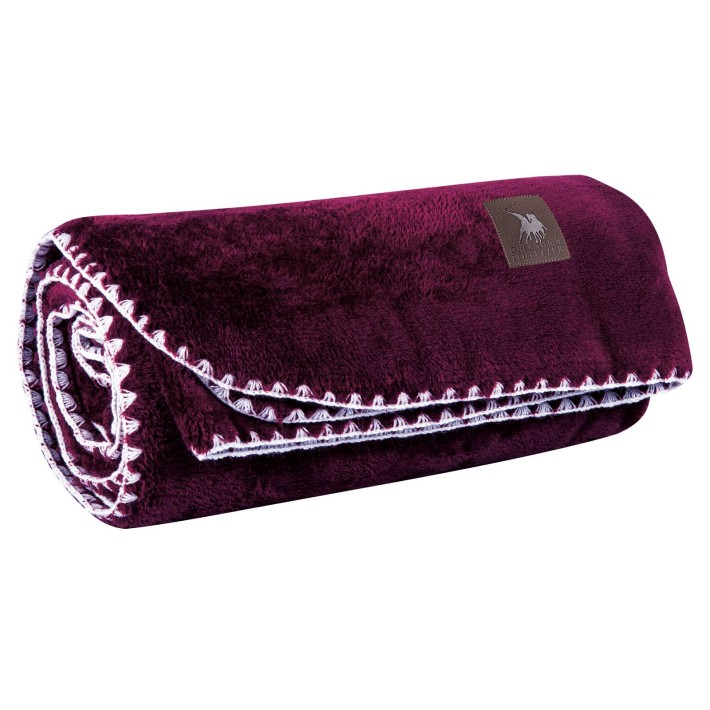 GREENWICH POLO CLUB ΚΟΥΒΕΡΤΑ ΚΑΝΑΠΕ FLEECE 130Χ170 ESSENTIAL 4440 BORDEAUX
