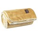 GREENWICH POLO CLUB ΚΟΥΒΕΡΤΑ ΚΑΝΑΠΕ FLEECE 130Χ170 ESSENTIAL 4441 OCHRE
