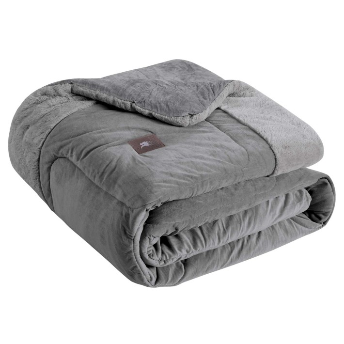 GREENWICH POLO CLUB ΚΟΥΒΕΡΤΟΠΑΠΛΩΜΑ VELVET KING PREMIUM 3967 GREY