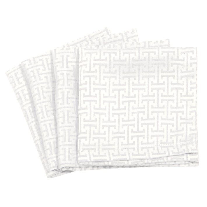 GREENWICH POLO CLUB ΣΕΤ ΠΕΤΣΕΤΕΣ ΦΑΓΗΤΟΥ 40Χ40 3006 WHITE