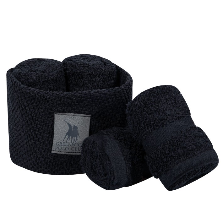 GREENWICH POLO CLUB ΣΕΤ ΠΕΤΣΕΤΕΣ 4 ΤΕΜΑΧΙΩΝ ESSENTIAL 4154 BLACK