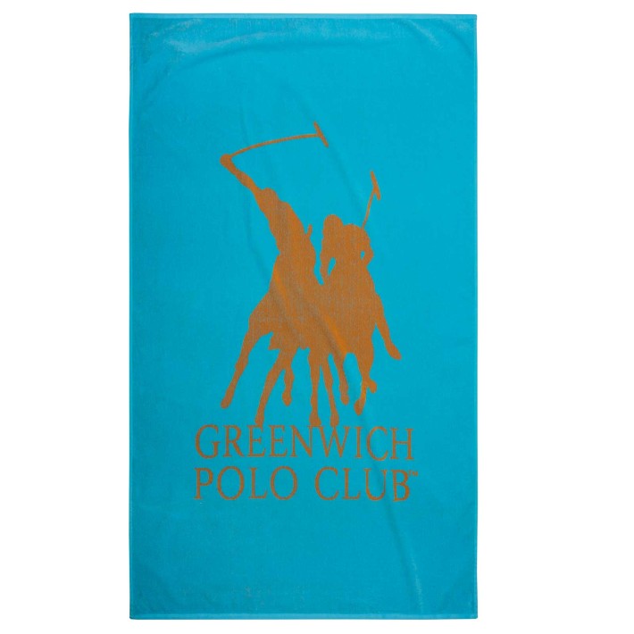 GREENWICH POLO CLUB ΠΕΤΣΕΤΑ ΘΑΛΑΣΣΗΣ 90Χ170 3785 ΤΥΡΚΟΥΑΖ