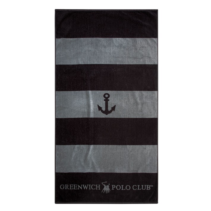 GREENWICH POLO CLUB ΠΕΤΣΕΤΑ ΘΑΛΑΣΣΗΣ 90Χ170 3789 ΓΚΡΙ ΑΝΟΙΧΤΟ, ΓΚΡΙ ΣΚΟΥΡΟ