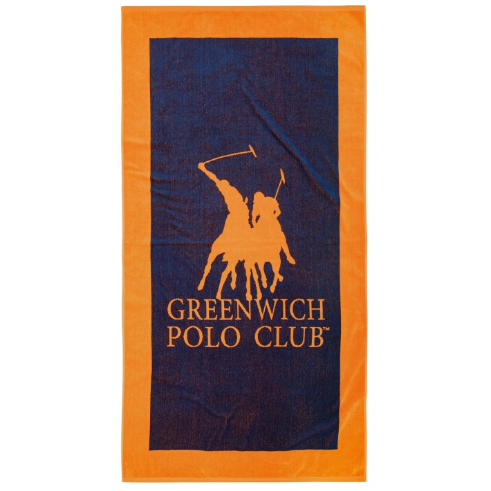 GREENWICH POLO CLUB ΠΕΤΣΕΤΑ ΘΑΛΑΣΣΗΣ 90Χ180 4003 BLUE, ORANGE