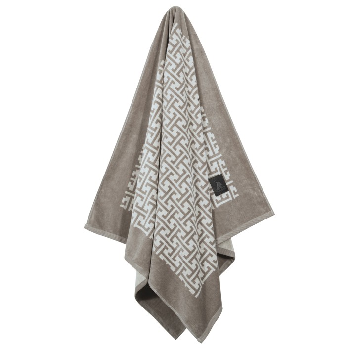 GREENWICH POLO CLUB ΠΕΤΣΕΤΑ ΘΑΛΑΣΣΗΣ 90Χ180 ESSENTIAL 4006 BEIGE, TAUPE
