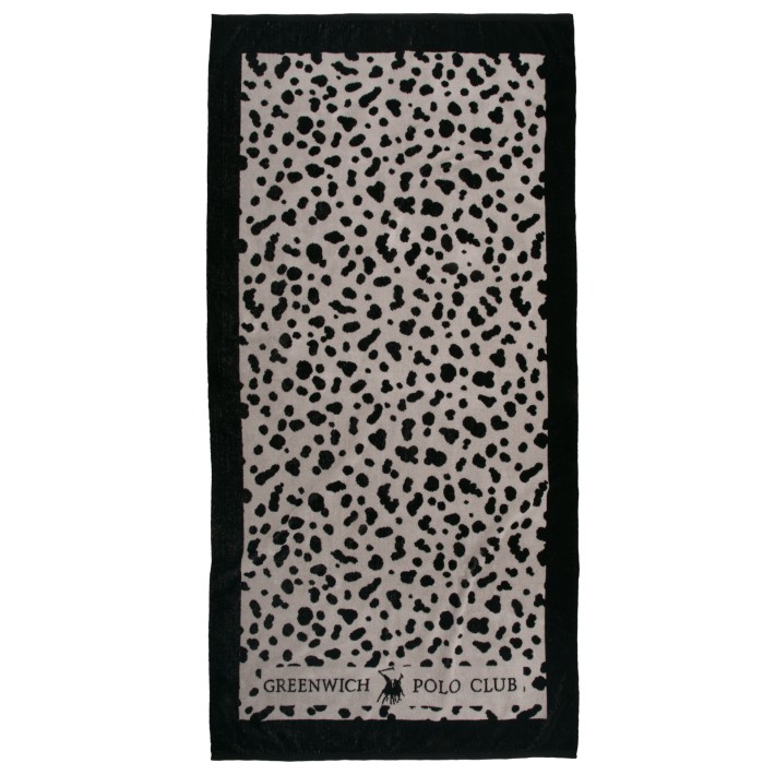 GREENWICH POLO CLUB ΠΕΤΣΕΤΑ ΘΑΛΑΣΣΗΣ 90Χ180 ESSENTIAL 5237 BLACK, TAUPE