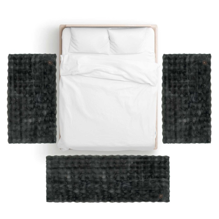 GREENWICH POLO CLUB ΧΑΛΙ 75X200 FAUX FUR 3125 GRAPHITE