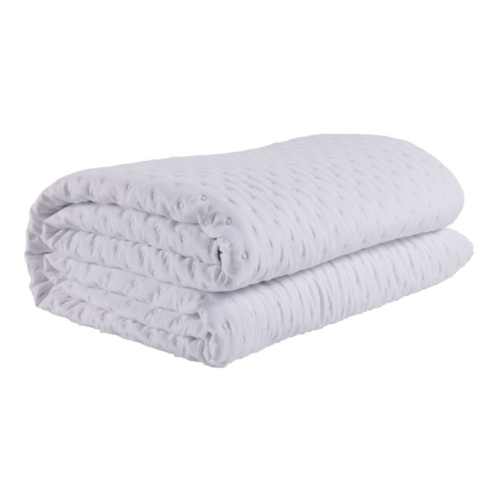 DAS HOME ΚΟΥΒΕΡΛΙ ΜΟΝΟ HAPPY 9658 WHITE