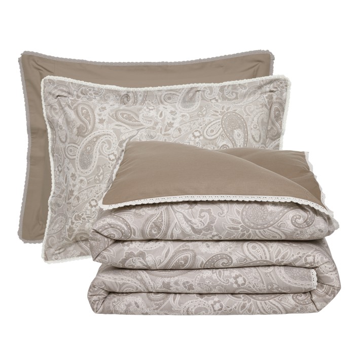 DAS HOME ΠΑΠΛΩΜΑΤΟΘΗΚΗ ΣΕΤ ΥΠΕΡΔΙΠΛΗ PRESTIGE 1732 TAUPE