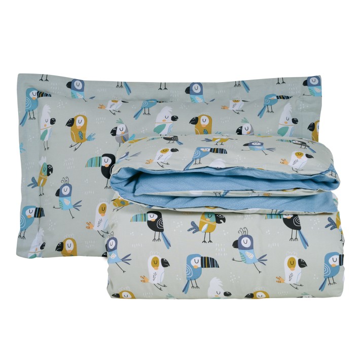 DAS KIDS ΣΕΤ ΠΑΠΛΩΜΑΤΟΘΗΚΗ ΜΟΝΗ 4914 BLUE, GREY, MINT
