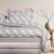 DAS HOME ΣΕΤ ΠΑΠΛΩΜΑΤΟΘΗΚΗ ΥΠΕΡΔΙΠΛΗ DAILY 3175 GREEN, PINK