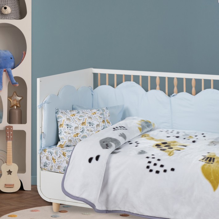 DAS BABY ΚΟΥΒΕΡΤΑ VELOUR ΚΟΥΝΙΑΣ RELAX 4977 MINT, TAUPE