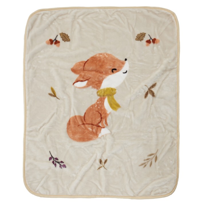 DAS BABY ΚΟΥΒΕΡΤΑ VELOUR ΚΟΥΝΙΑΣ RELAX 4978 BEIGE, TERACOTTA