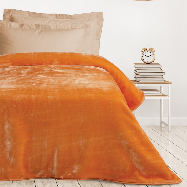 DAS KIDS ΚΟΥΒΕΡΤΑ VELOUR MONH 0297 SALMON
