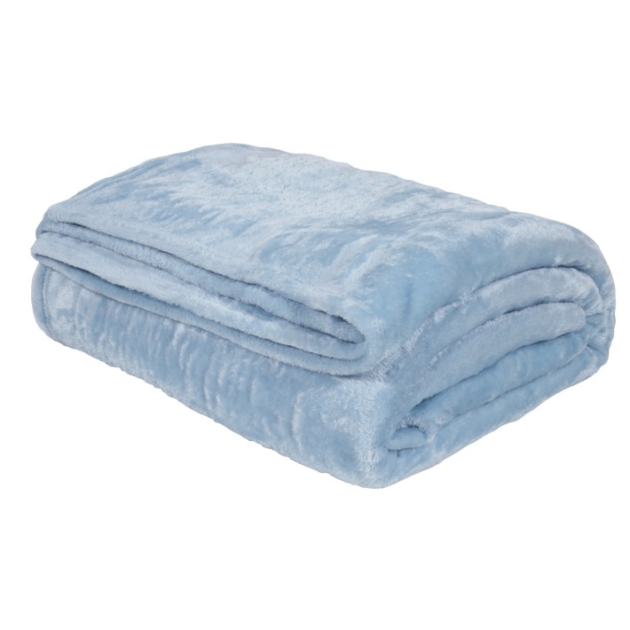 DAS HOME ΚΟΥΒΕΡΤΑ VELOUR MONH 1344 ΓΑΛΑΖΙΟ